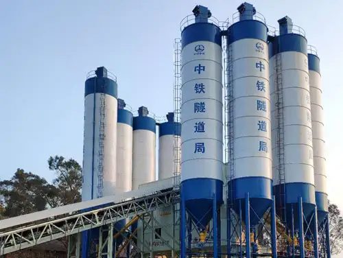 搅拌站安装于中铁隧道局工程