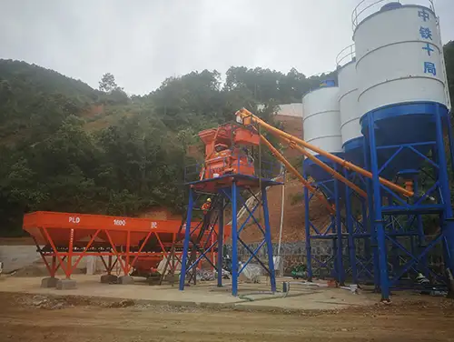 拌合站建设